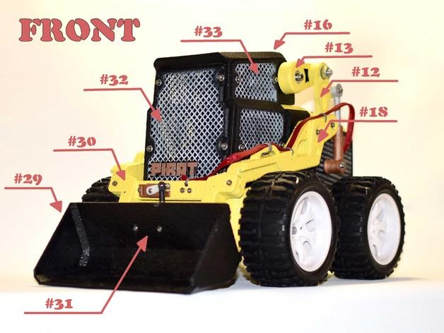 装载车3D打印模型