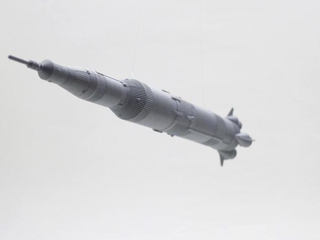 模块化土星运载火箭V3D打印模型