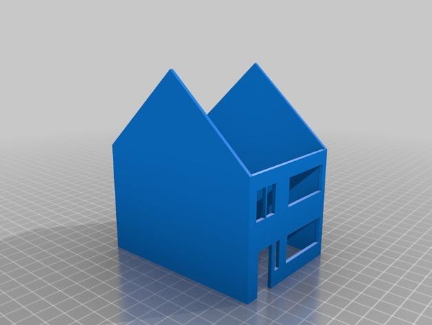 简易房子3D打印模型