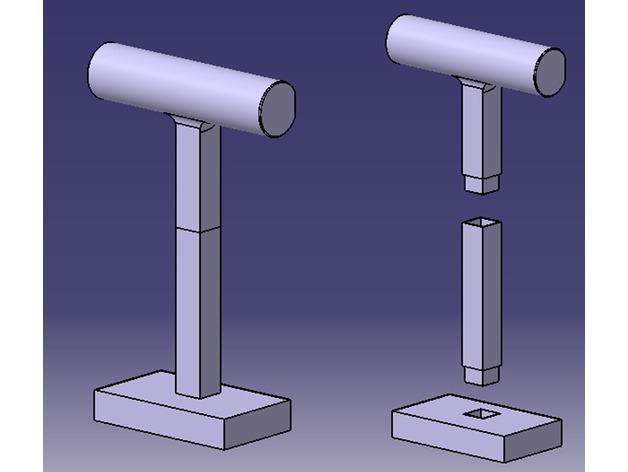 项链展架3D打印模型