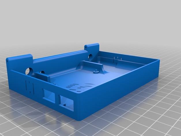 树莓派微型电脑框架3D打印模型