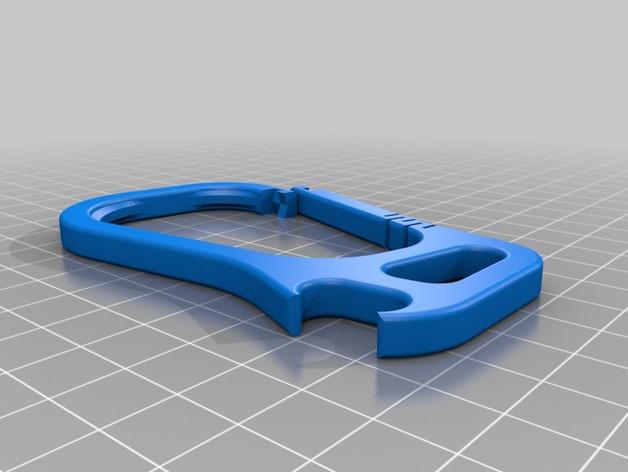 简约钥匙环3D打印模型