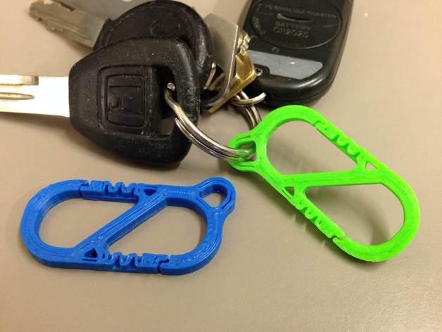 钥匙环3D打印模型