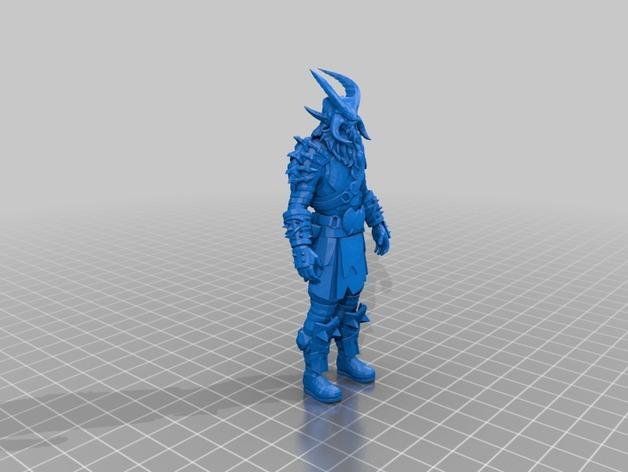 诸神黄昏（堡垒之夜）3D打印模型