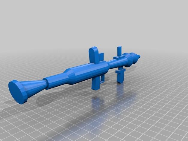 火箭炮（堡垒之夜）3D打印模型