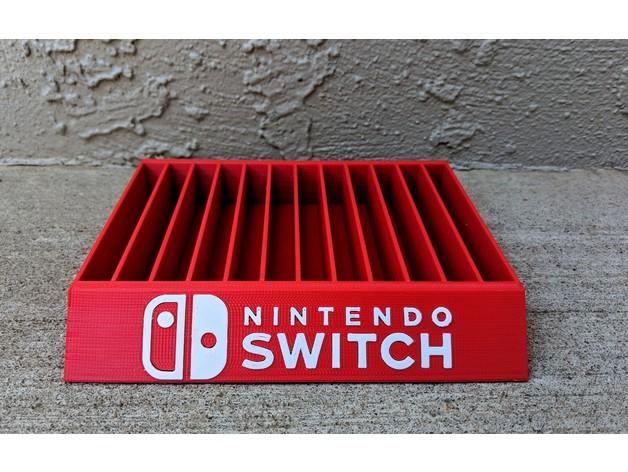 Switch游戏盘收纳架 3D打印模型
