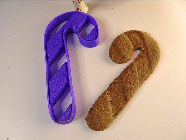 手杖饼干模具3D打印模型