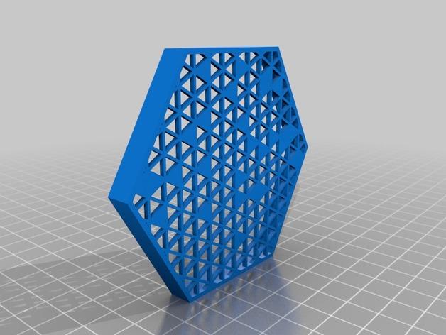 镂空收纳盒3D打印模型