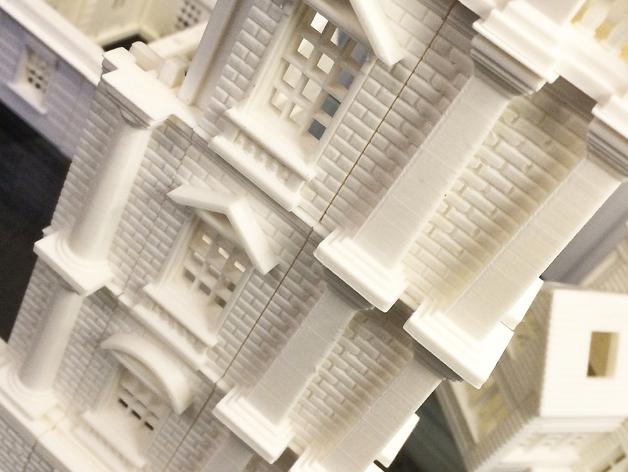 维多利亚式公寓3D打印模型