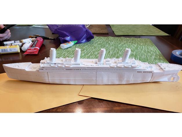 泰坦尼克号3D打印模型