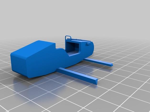 三轮摩托3D打印模型