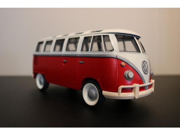 大众大巴车3D打印模型