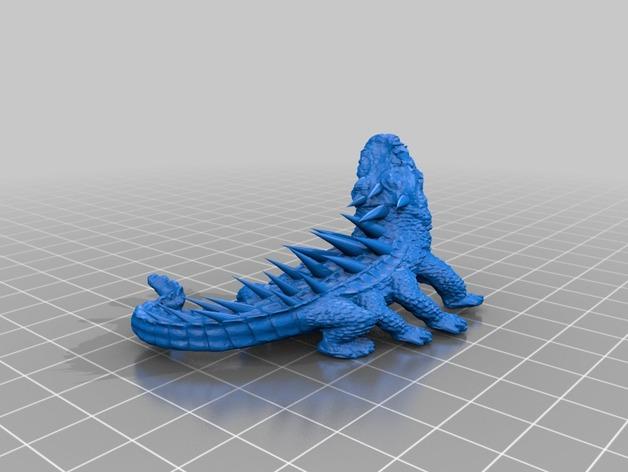 毒蜥3D打印模型