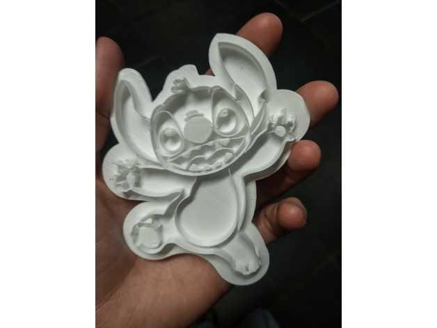 史迪仔饼干模具3D打印模型