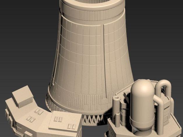 核电厂3D打印模型