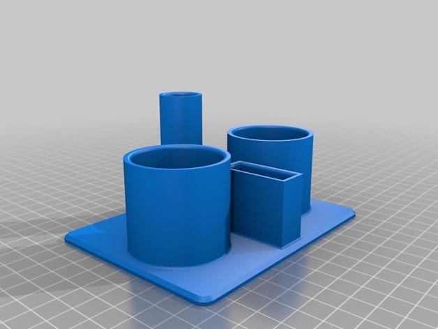 洗漱收纳筒3D打印模型