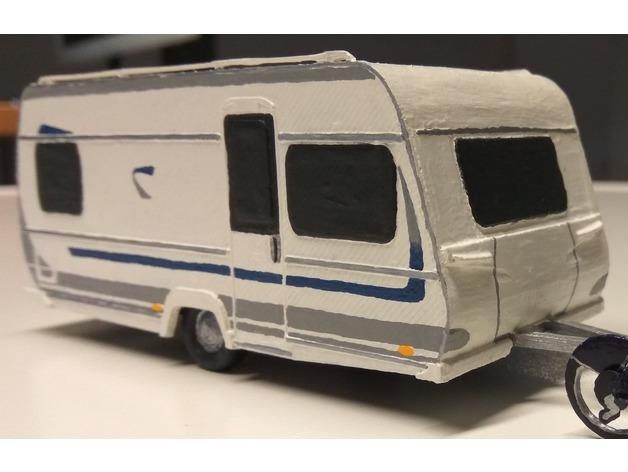 房车3D打印模型