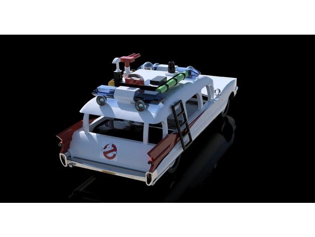 捉鬼敢死队原型车3D打印模型