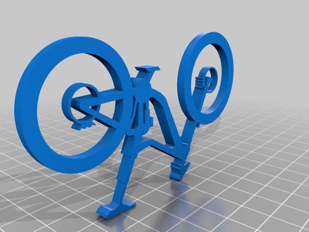 迷你自行车3D打印模型