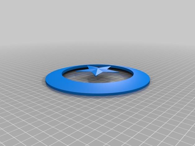 美队盾3D打印模型