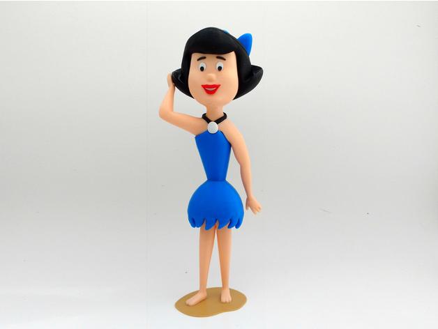 Betty Rubble（摩登原始人）3D打印模型