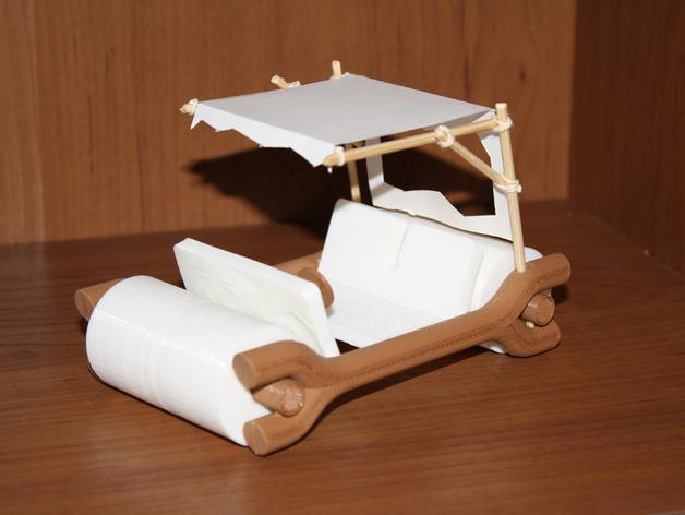 车（摩登原始人）3D打印模型