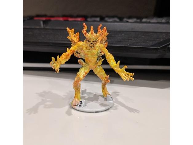 火焰恶魔3D打印模型