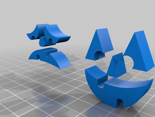 万圣节南瓜灯3d打印雕刻模型3D打印模型