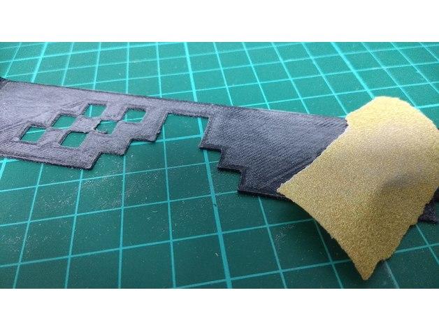 二次元Thug life网红马赛克眼镜3D打印模型