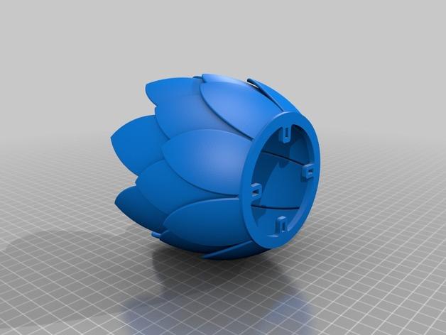 松果灯3D打印模型