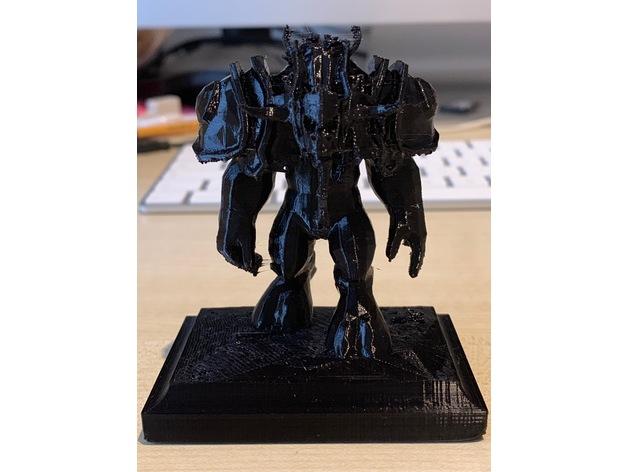 WOW魔兽世界牛头人德鲁伊3D打印模型