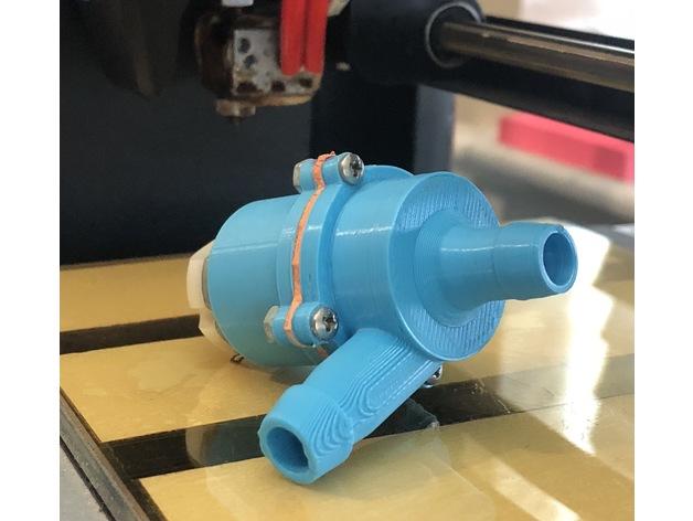 功能性微型水泵3D打印模型