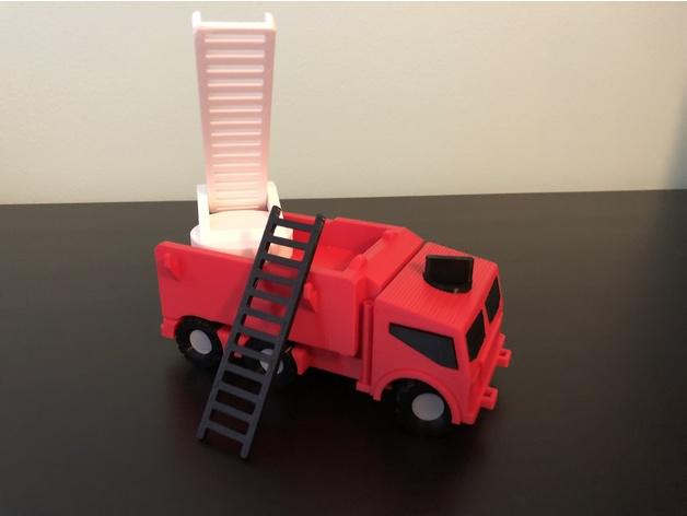 消防车3D打印模型