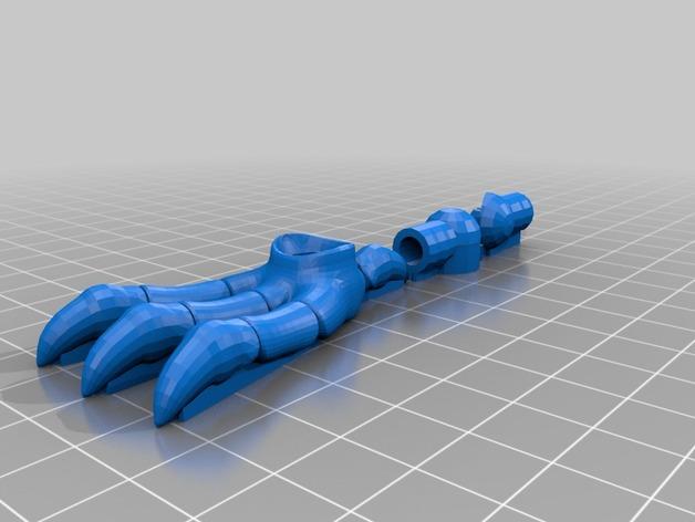 东方铰接龙3D打印模型