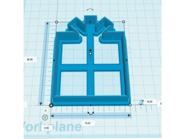 圣诞节曲奇饼干模具3D打印模型