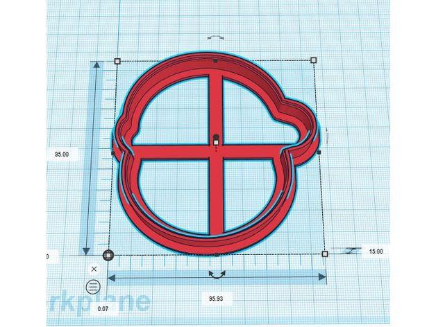 圣诞节曲奇饼干模具3D打印模型