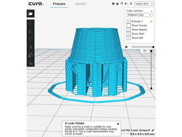 热气球造型心情台灯3D打印模型