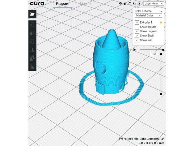 热气球造型心情台灯3D打印模型