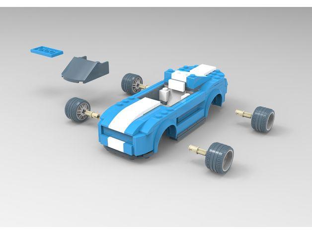 乐高福特汽车模型3D打印模型