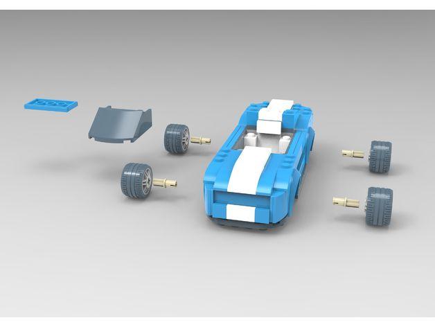 乐高福特汽车模型3D打印模型