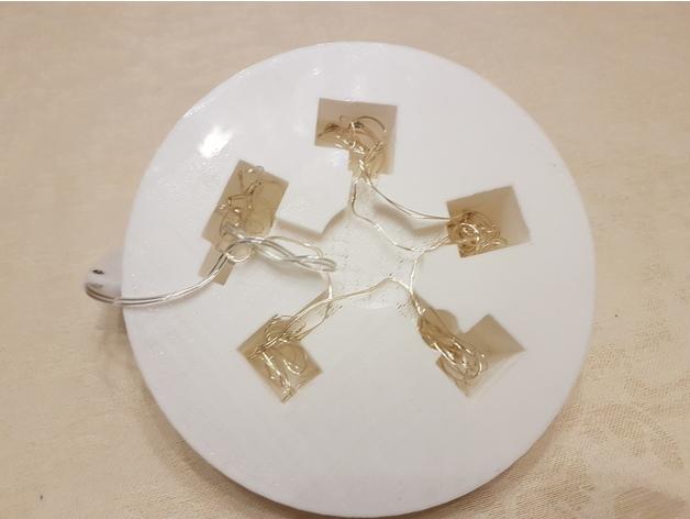 圣诞节小镇LED灯3D打印模型