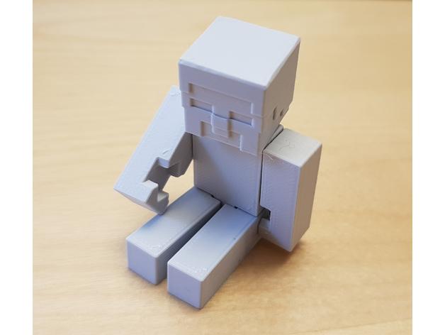 我的世界史蒂夫手办3D打印模型