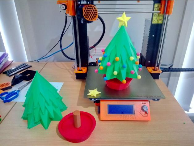 圣诞树3D打印模型