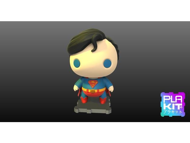 DC宇宙超人mini手办3D打印模型