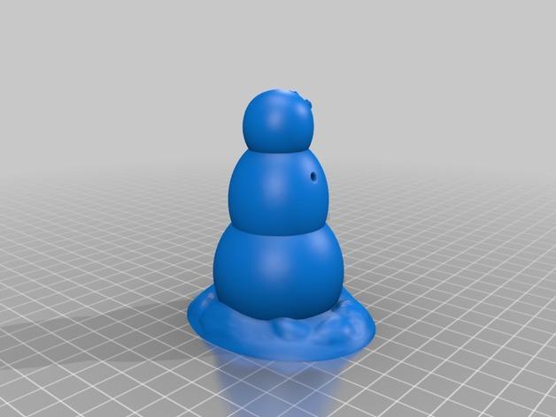 圣诞凯文和霍布斯雪人村3D打印模型