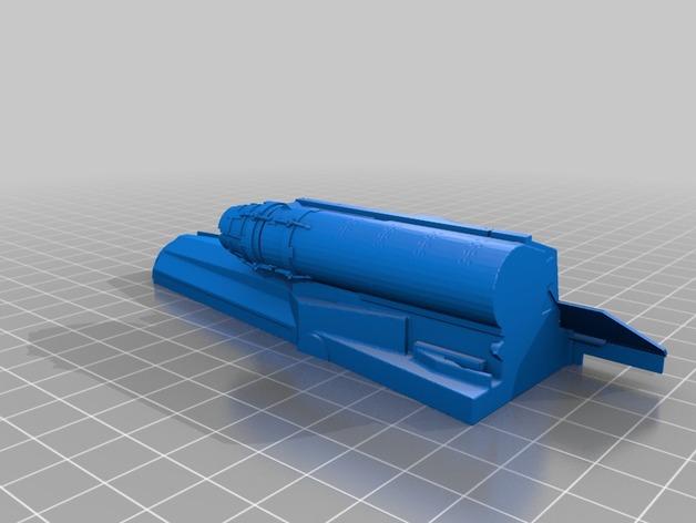 雷霆闪电重型战斗机轰炸机3D打印模型