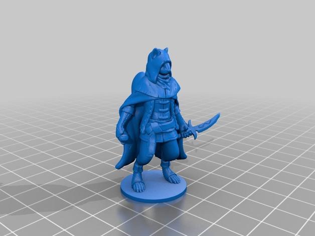 松鼠刺客3D打印模型