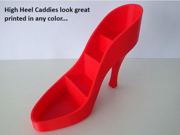 高跟鞋造型收纳盒3D打印模型