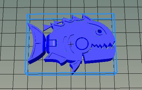 食人鱼3D打印模型