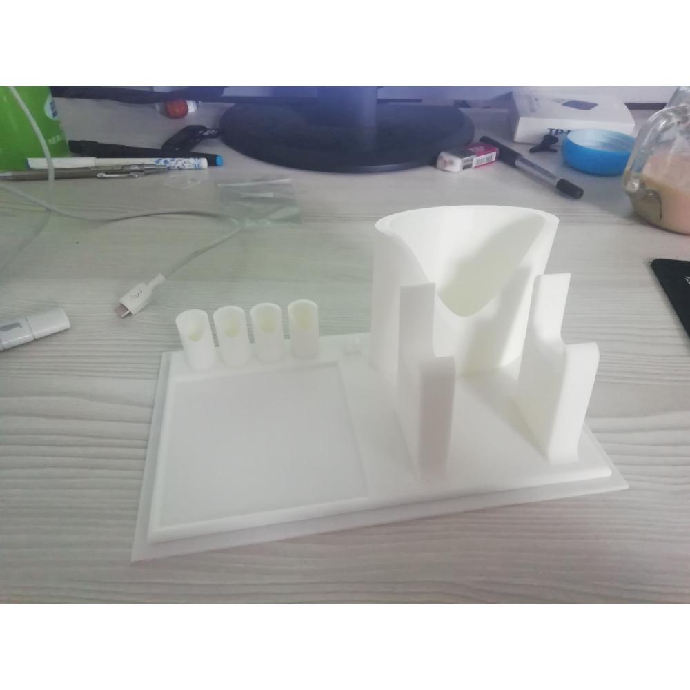 笔筒及手机支架3D打印模型